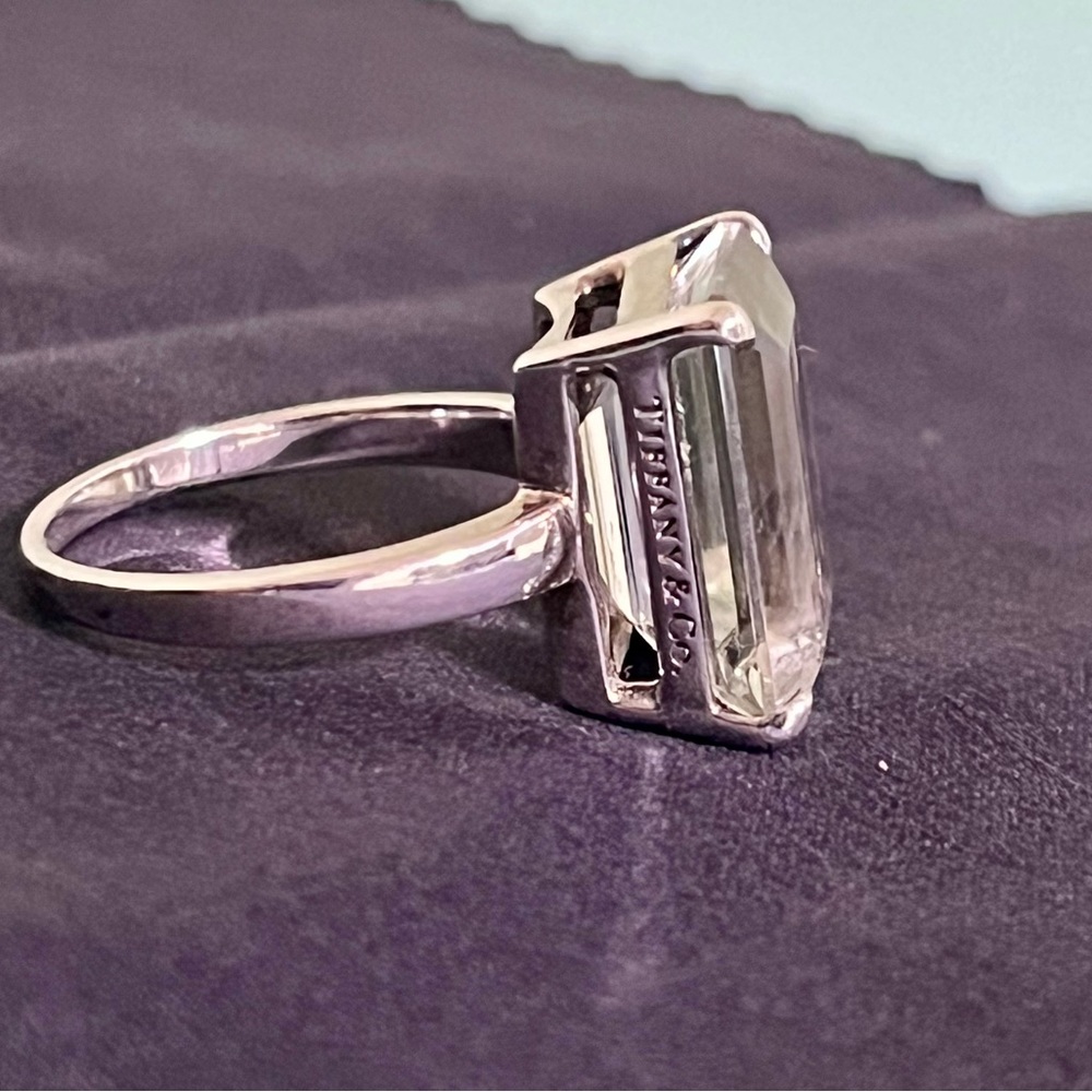 Size 8 Tiffany & Co. 9 Carat Emerald Cut Prasiolite - Picture 8 of 13